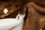 4' X 5' Faux Cow Hide Brown And White Area Rug - Homeroots - Flyclothing LLC