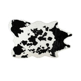 5' X 8' Black and White Hand Knotted Area Rug - Homeroots - Flyclothing LLC
