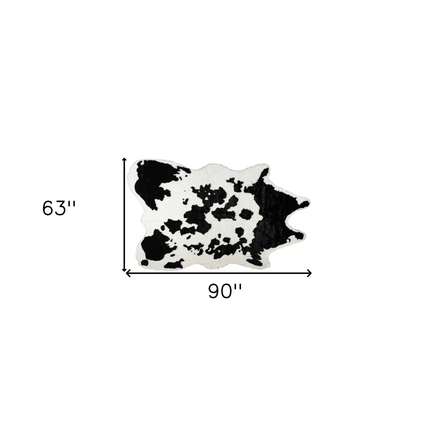 5' X 8' Black and White Hand Knotted Area Rug - Homeroots - Flyclothing LLC