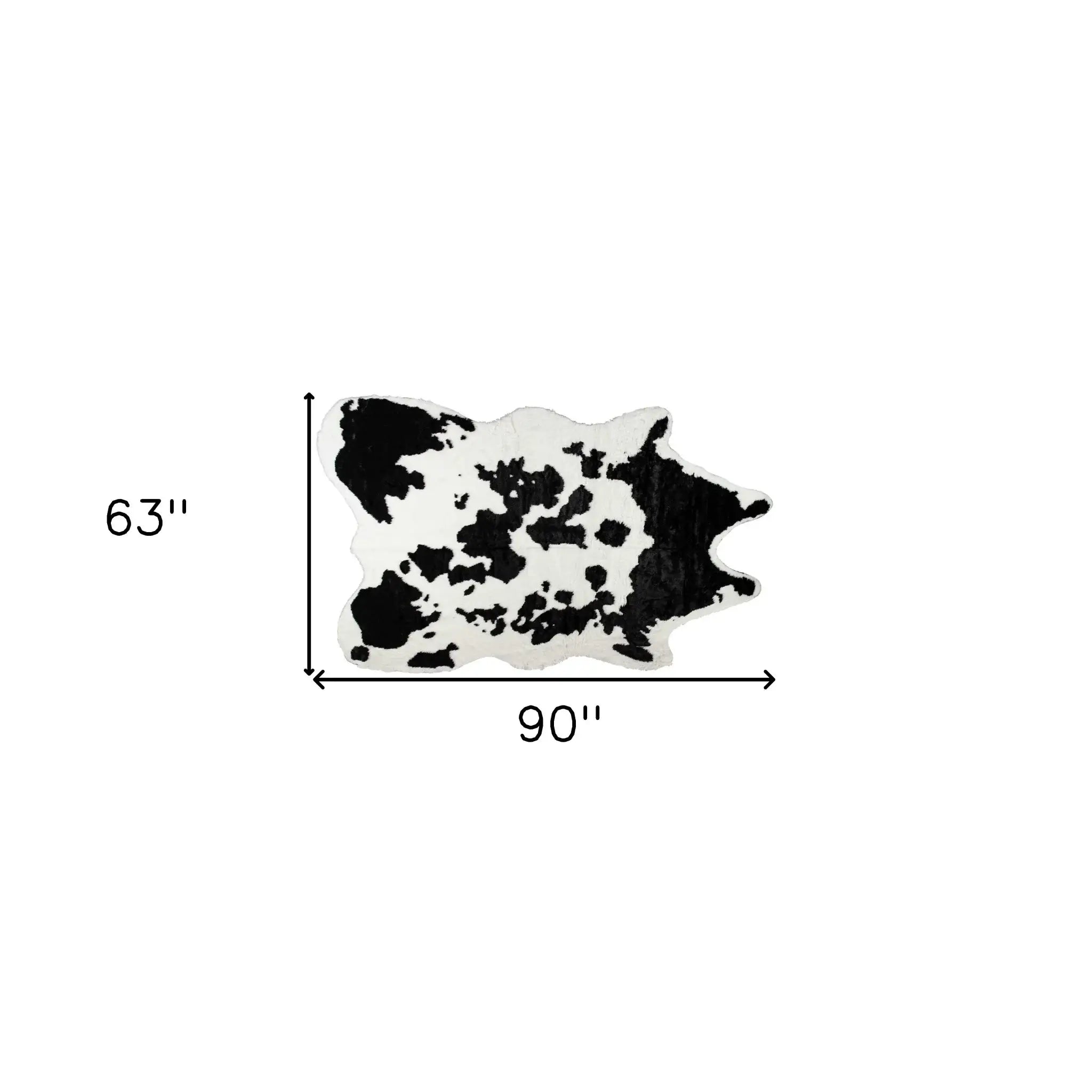 5' X 8' Black and White Hand Knotted Area Rug - Homeroots - Flyclothing LLC