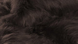 24" X 36" X 1.5" Chocolate Faux Sheepskin - Area Rug - Homeroots - Flyclothing LLC