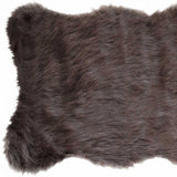 24" X 36" X 1.5" Chocolate Faux Sheepskin - Area Rug - Homeroots - Flyclothing LLC