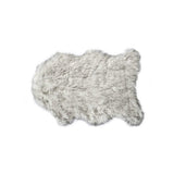 2' X 3' Gray Faux Sheepskin Shag Washable Area Rug - Homeroots - Flyclothing LLC