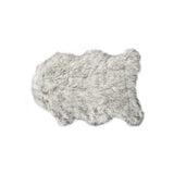 2' X 3' Gray Faux Sheepskin Shag Washable Area Rug - Homeroots - Flyclothing LLC