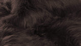 2' X 3' Chocolate Faux Fur Animal Print Area Rug - Homeroots - Flyclothing LLC