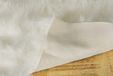 2' X 3' Off White Faux Fur Washable Area Rug - Homeroots - Flyclothing LLC