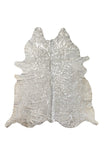 72" X 84" Gray And Silver Cowhide - Area Rug - Homeroots