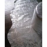 72" X 84" Gray And Silver Cowhide - Area Rug - Homeroots - Flyclothing LLC