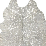 72" X 84" Gray And Silver Cowhide - Area Rug - Homeroots - Flyclothing LLC