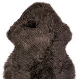 24" X 36" Chocolate Single Sheepskin Area Rug - Homeroots - Flyclothing LLC