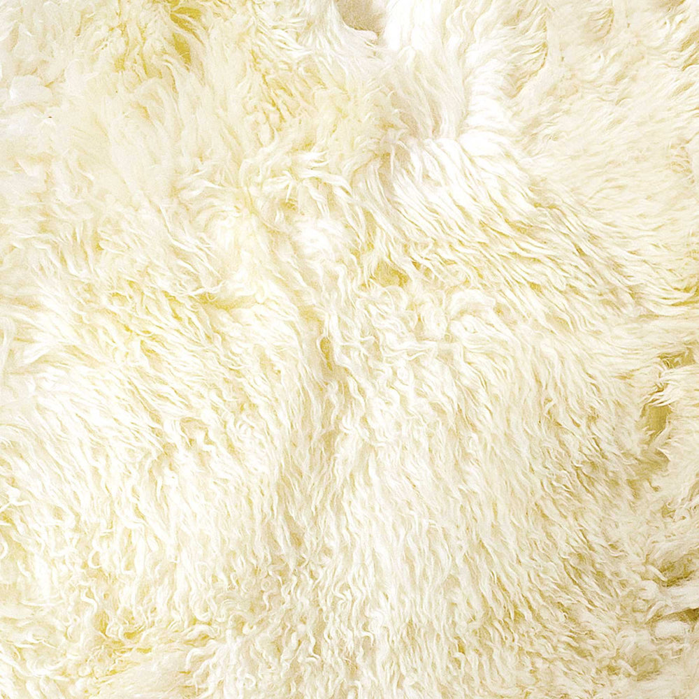 2' X 3' Natural New Zealand Sheepskin Wool Area Rug - Homeroots - Flyclothing LLC