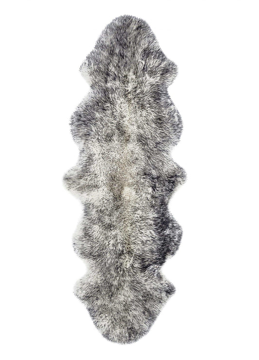 Gradient Grey Animal Print Area Rug - Homeroots - Flyclothing LLC