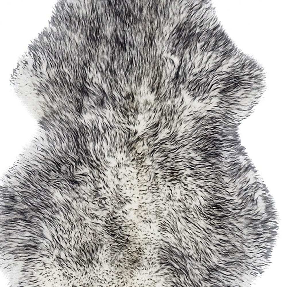Gradient Grey Animal Print Area Rug - Homeroots - Flyclothing LLC