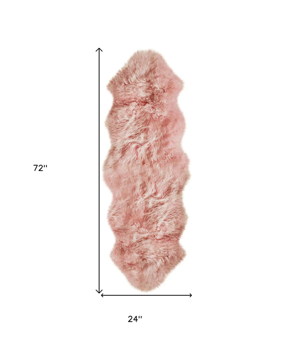 Pink Animal Print Area Rug - Homeroots - Flyclothing LLC