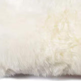 12" X 20" Natural Sheepskin Throw Pillow - Homeroots - Flyclothing LLC