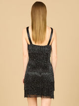 Lara 29488 - Beaded Fringe Cocktail Dress