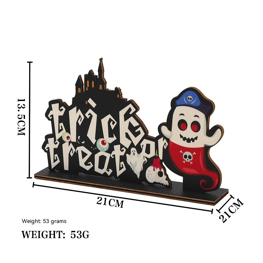 Halloween Wooden Decoration Decorations Festival - My Store - Flyclothing LLC