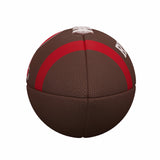 Rutgers Team Stripe Official-Size Composite Football - Logo Brands - Flyclothing LLC