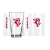 Rutgers 16oz Gameday Pint Glass - Logo Brands - Flyclothing LLC