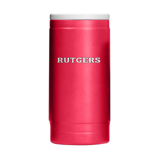 Rutgers 12oz Flipside Powdercoat SlimCan Coolie - Logo Brands - Flyclothing LLC
