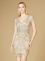 Lara 29571 - Embellished Short Dress