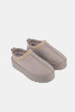 Weeboo Platform Embroidered Trim Slip-On Boots - Trendsi - Flyclothing LLC