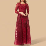 Lara 29633 - Gorgeous Overskirt Dress with Long Sleeves