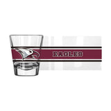 NC Central 2oz Stripe Shot Glass