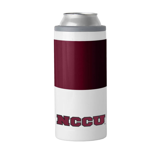 NC Central Colorblock 12oz Slim Can Coolie - Logo Brands - Flyclothing LLC