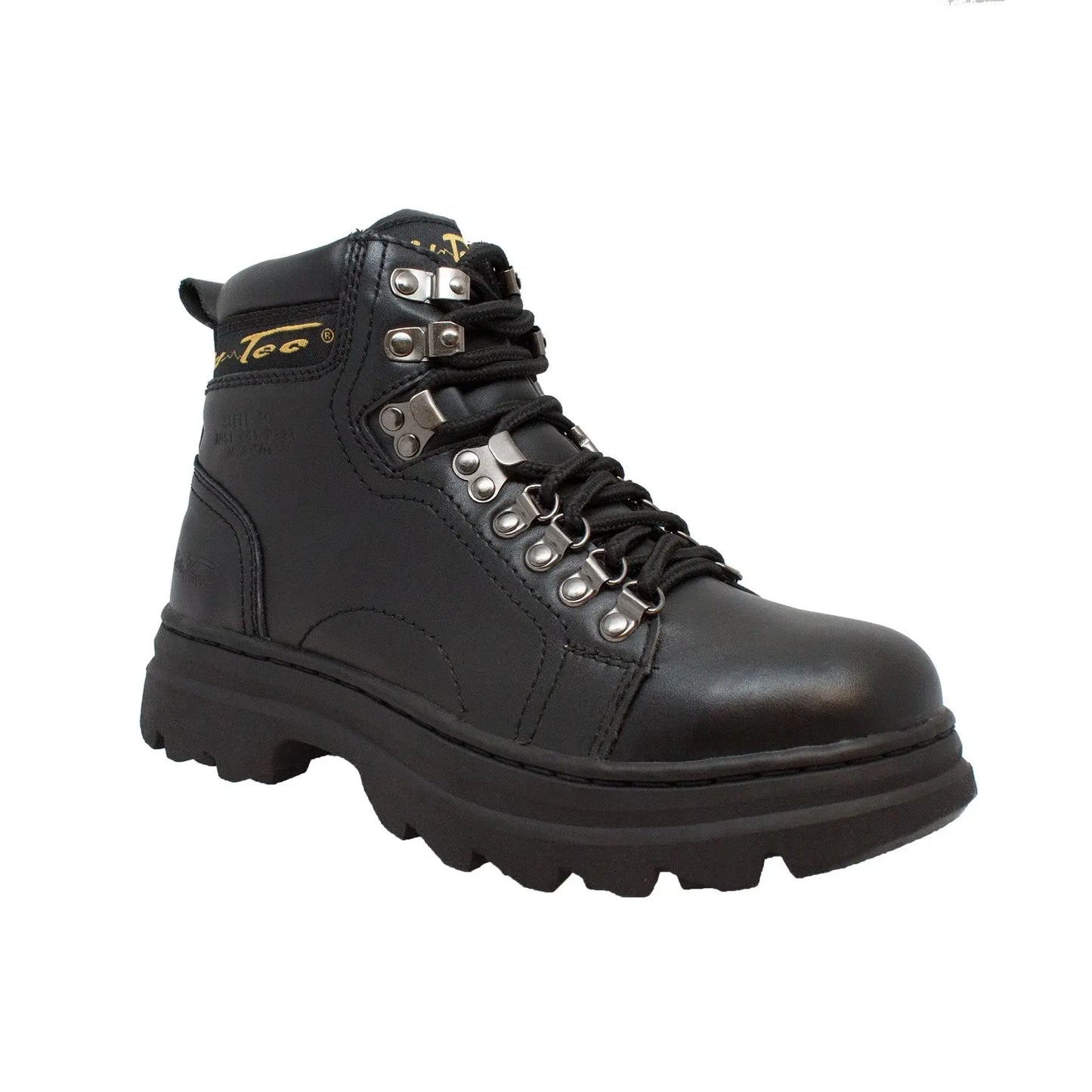 AdTec Women's 6" Steel Toe Work Boot Black - AdTec - Flyclothing LLC