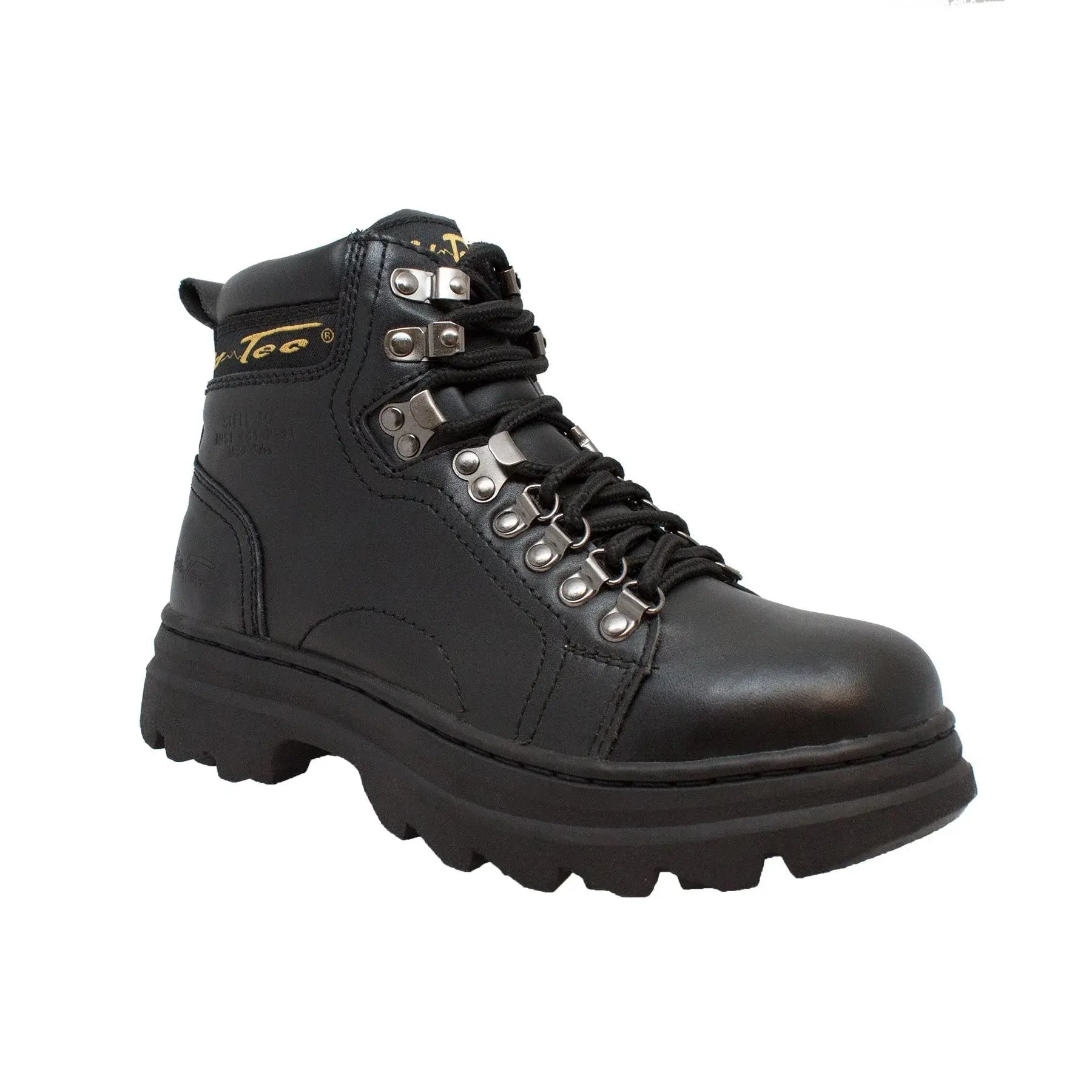 AdTec Women's 6" Steel Toe Work Boot Black - AdTec - Flyclothing LLC