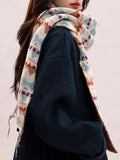 Vintage Geometric Knitted Scarf - Trendsi - Flyclothing LLC
