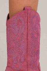 Beast Fashion Rhinestone Detail Point Toe Boots - Trendsi - Flyclothing LLC