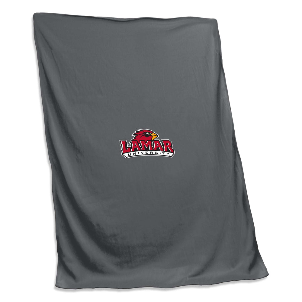 Lamar Full Logo Charcoal Sweatshirt Blanket (Screened) - Logo Brands - Flyclothing LLC
