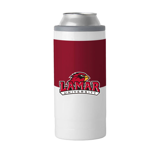 Lamar 12oz Colorblock Slim Can Coolie - Logo Brands - Flyclothing LLC