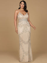 Body Con V-neck Beaded Dress | Lara 29904