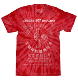 Faded Tuong Ot Sriracha Tie Dye T-Shirt - Spider Red