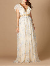 Lara 29966 - Lace, V-Neck Dress