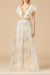 Lara 29966 - Lace, V-Neck Dress