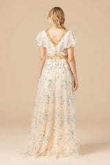 Lara 29966 - Lace, V-Neck Dress