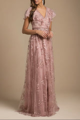 Lara 29966 - Lace, V-Neck Dress