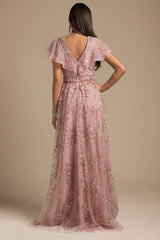 Lara 29966 - Lace, V-Neck Dress