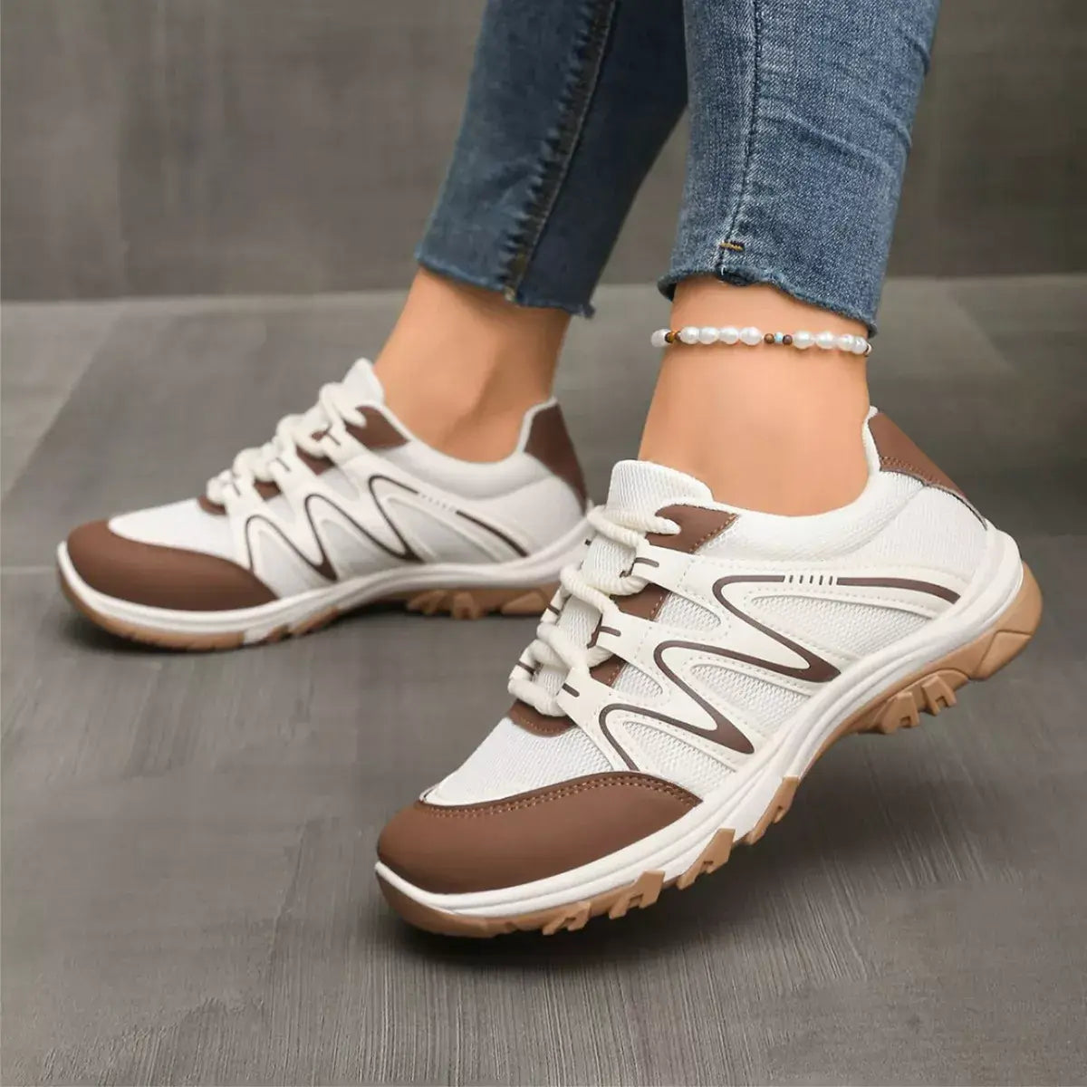 Lightweight Lace Up Athletic - Trendsi - Flyclothing LLC
