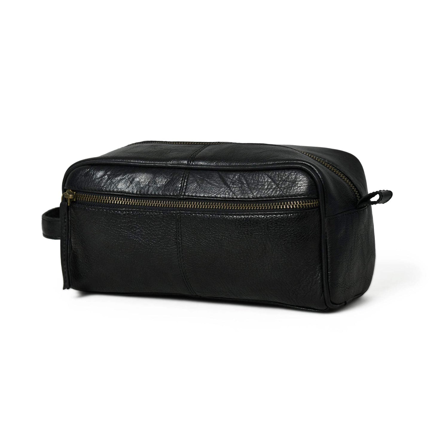 Midnight Deluxe Toiletry Bag -Single Section - Classy Leather Bags - Flyclothing LLC