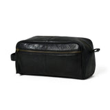 Midnight Deluxe Toiletry Bag -Single Section - Classy Leather Bags - Flyclothing LLC