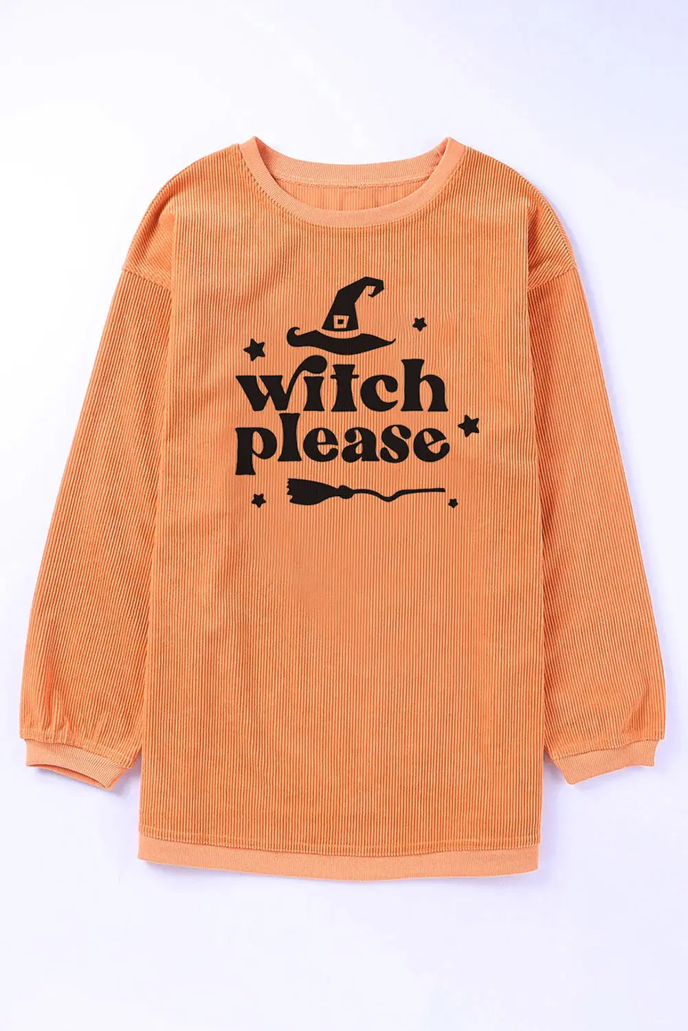 WITCH PLEASE Graphic Dropped Shoulder Sweatshirt - Trendsi - Flyclothing LLC
