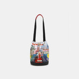 Nicole Lee USA Nylon Multifunctional Bucket Backpack - Trendsi - Flyclothing LLC