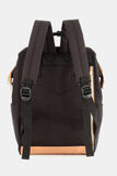 Himawari Contrast Waterproof Canvas Backpack Bag with Side Pockets - Trendsi - Flyclothing LLC