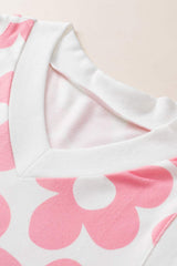Flower Printed V-Neck Tank - Trendsi - Flyclothing LLC