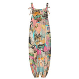 Baha Ranch Pop Western Collage Relaxed Fit Jumpsuit